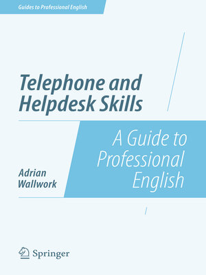 cover image of Telephone and Helpdesk Skills
